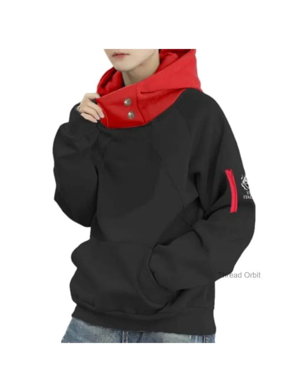 Men's Anime Hoodie Cosplay Costume 3D Novelty Hooded Sweatshirt Pullover